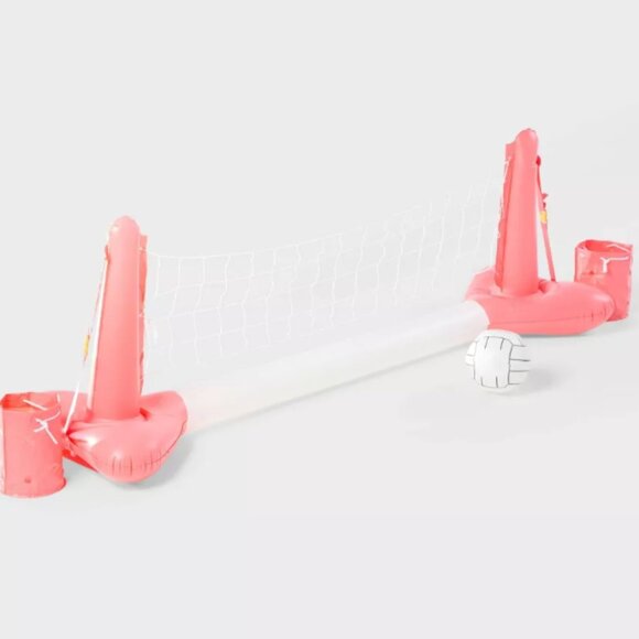 Pool Volleyball Set - Sun Squad™: Pool Toys for Ages 14 & Up, PVC Material NIB - Picture 2 of 4